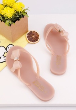 БЕЖЕВЫЕ ЖЕНСКИЕ ШЛЕПАНЦЫ ДЛЯ БАССЕЙНА ШЛЕПАНКИ MELSKI HOME SHOES