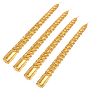 СПИРАЛЬНЫЕ СВЕЧИ, ГАЛЬФИКИРОВАННЫЙ КОНИЧЕСКИЙ ДЕКОР