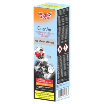 ŚRODEK BIOBÓJCZY DO CZYSZCZENIA KLIMATYZACJI CLEAN AIR ARCTIC 150ML