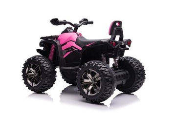 Детский аккумулятор AUTO Quad QLS-3288 Розовый Мотор 4х45Вт 12В10Ач