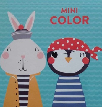 KOLOROWANKA DLA DZIECI WERSJA MINI 10x10cm ZWIERZĄTKA