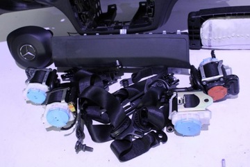 DESKA KONZOLA KOKPIT AIRBAG MERCEDES CLA W117 FACELIFT DEMONTÁŽ
