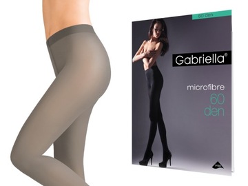 Rajstopy Gabriella Microfibre 60 den SMOKY 4