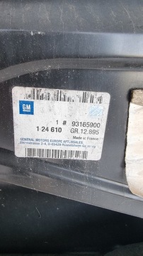 DVEŘE PRAVÉ ORIGINÁLNÍ OPEL TIGRA B II 93165900