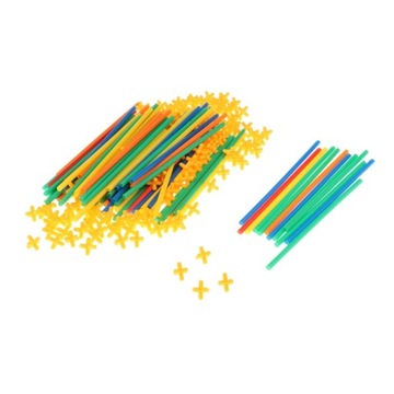 Straw Constructor STEM Building Toys Mózg 400szt