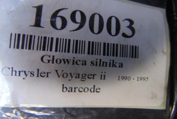 CHRYSLER VOYAGER II 3.8 V6 HLAVA MOTORU 4621510