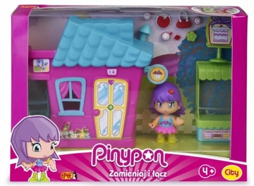 PinyPon Zestaw Domek różowy z laleczką FPP16617