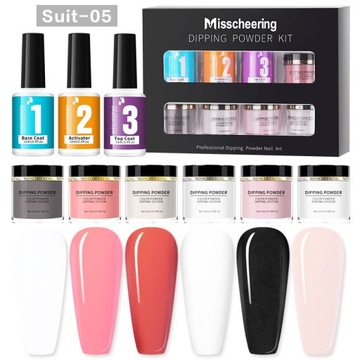 Пудра-макалка TITANIUM MANICURE KIT 6шт.