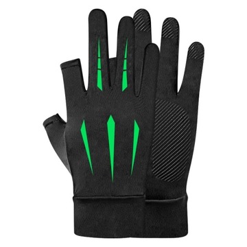 Новые тонкие дышащие велосипедные перчатки с половиной пальца из ледяного шелка для спорта на открытом воздухе