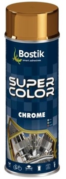 FARBA W SPRAYU LAKIER DEKORACYJNY ZŁOTY CHROM 0,4L