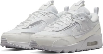 BUTY SPORTOWE NIKE AIR MAX 90 FUTURA TRIPLE WHITE BIAŁE DM9922-101 r 40