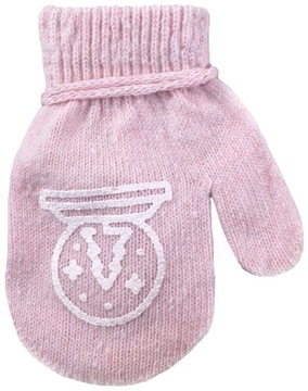 RĘKAWICZKI jednopalczaste na sznurku 12 cm odblask