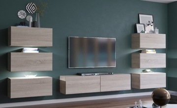 Meblościanka Salon RTV Zestaw Meble Ścianka N72 1A