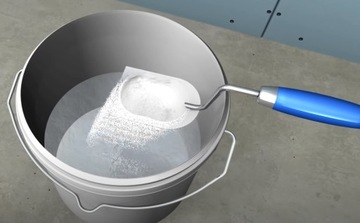 Шпатлевка УНИФЛОТТ пропитанная для ванной КНАУФ 5 кг