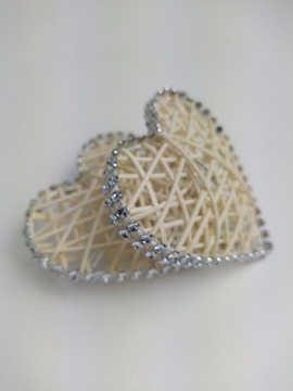 СЕРДЦЕ ИЗ РОТАНГА, 9 СМ