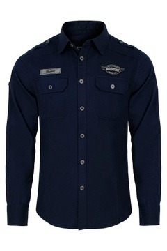 Koszula BRANDIT Luis Vintageshirt navy M