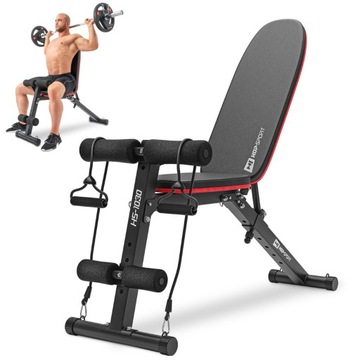 Прочная, прямая, регулируемая скамья с фиксатором ножек.