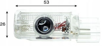 СВЕТОДИОДНЫЙ ПРОЕКТОР ЛОГОТИПА MERCEDES R M ML GL W164 X164