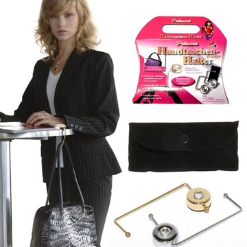 2x ELEGANCKA ZAWIESZKA HACZYK NA TOREBKĘ + ETUI