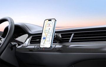 Магнитный автомобильный держатель UGREEN с беспроводной зарядкой для iPhone