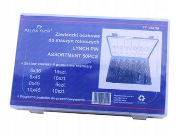 НАБОР ПРУЖИННЫХ ШПИЛЬЦ 50шт. СЕЛЬСКОХОЗЯЙСТВЕННЫХ ШТИФТОВ