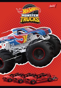 Школьная тетрадь А5, 16 листов, КРАТКА, микс HOT WHEELS для мальчика Св. Маевский