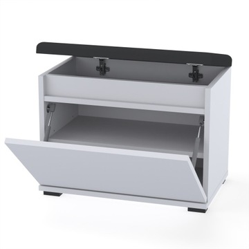 Szafka na buty VB60x30D S1 siedzisko schowek 60cm BIAŁY