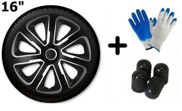 4x KOŁPAKI 16''LIVORNO CARBON SiB OPEL KIA+GRATIS