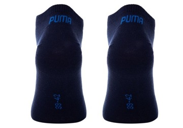 Skarpety Puma Unisex Sneaker Plain 3P niebieskie, szare, granatowe 906807 1