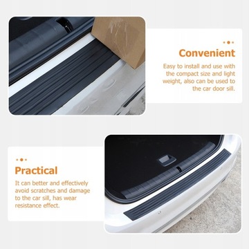 Накладка на порог автомобиля, резина