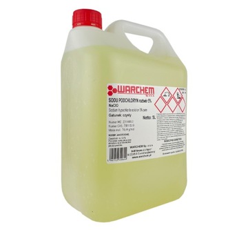 PODCHLORYN SODU roztwór 5% - czysty - 5L
