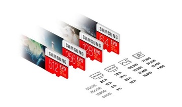 Samsung EVO Plus microSDXC Memory Card 64GB + adapter SD