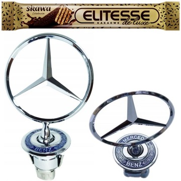 ZNACZEK GWIAZDA NA MASKĘ LOGO CELOWNIK DO MERCEDES W124 W210 W211 S211 W220