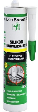 Silikon Uniwersalny 280ml Czarny Den Braven