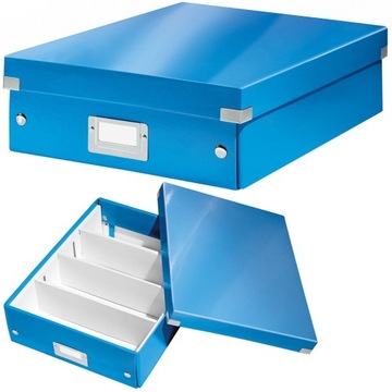 Коробка Leitz Click&Store Wow M с отделениями
