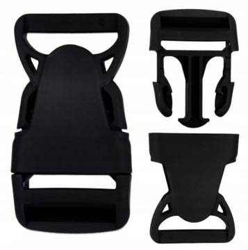 KLAMRA PLASTIKOWA 25mm 2,5cm zatrzaskowa plecak