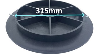 STUDNIA 315 RURA KARBOWANA Z POKRYWĄ I USZCZELKĄ 95cm