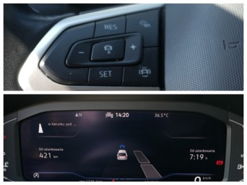 Volkswagen Tiguan II SUV Facelifting 2.0 TDI 150KM 2021 VW Tiguan TDi Krajowy 1ręka Perła ACC Keyles Virtual Kamera Carplay 3xKlima, zdjęcie 13