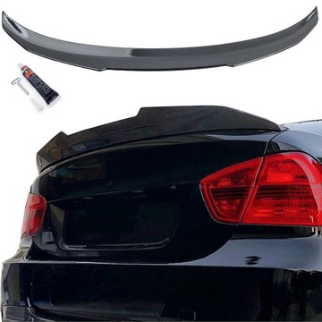 SPOILER LOTKA KLAPY BAGAŻNIKA BMW E90 CARBON M3 LOOK KLEJ MONTAŻOWY