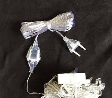 Kurtyna świetlna LED 3x2 barwa zimna z pamięcią