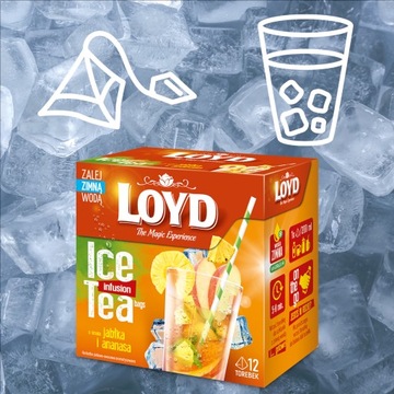 Экспресс холодный чай Холодный чай Яблоко Ананас на лето 12 T. LOYD