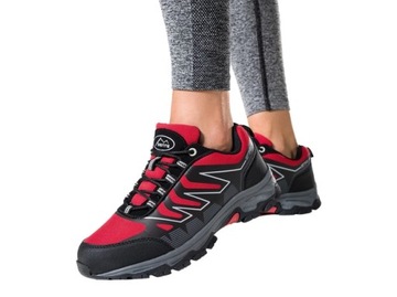 BUTY TREKKINGOWE DAMSKIE GÓRSKIE TURYSTYCZNE SPORTOWE SOFTSHELL LEKKIE r 41