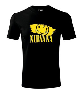 Koszulka T-shirt NIRVANA NIRWANA męska