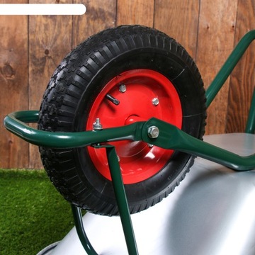 КОЛЕСО КОЛЕСО Тачка-тележка Barrowbarrow 400-8 6PR НАДУВАННАЯ С ОСЬЮ ШИНА ПРОЧНАЯ С ТРУБКОЙ