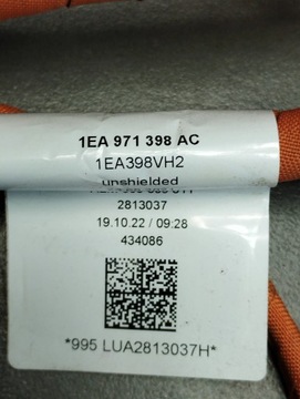 AUDI Q4 E-TRON SVAZEK INSTALACE 1EA971398AC