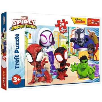 14348 TREFL PUZZLE 24 EL MAXI SPIDEY AMAZING FRIEN