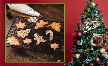 НАБОР КРЕПЛЕНИЙ ДЛЯ РОЖДЕСТВЕНСКОГО ПЕЧЕНЬЯ, 10 ШТ.