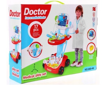 Набор врача Набор врача Аксессуары для тележки ЭКГ Little Doctor Doctor XXL