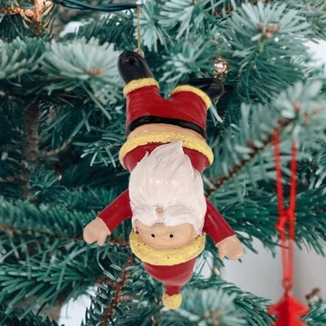 Рождественские украшения из смолы, подвеска Санта-Клауса для домашней вечеринки