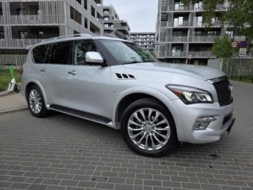 Infiniti QX 2017 INFINITI QX80 V8 5.6l 405KM 4X4 Dokumentacja pochodzenia 7 osobowy